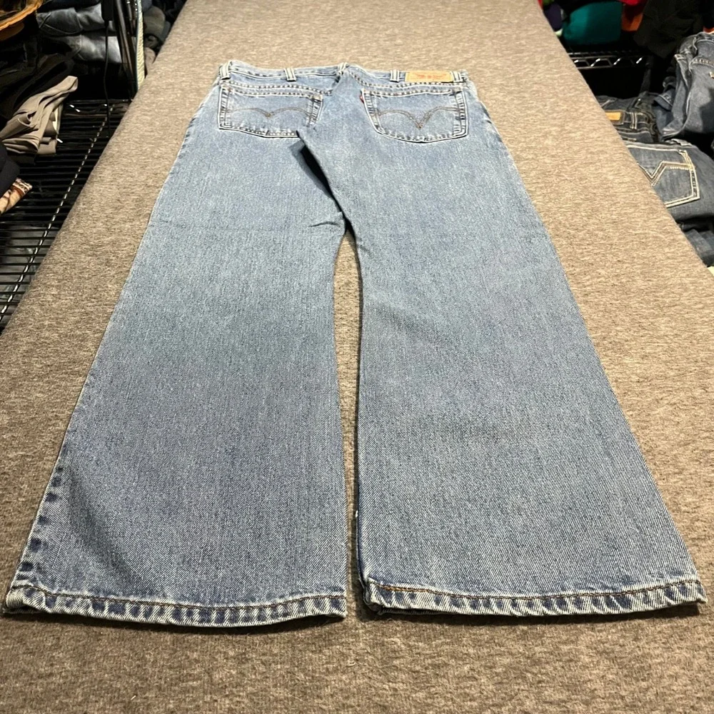 Levis 517 Vintage Mens 33x30 Light Wash Baggy Bootcut Flare Jeans Early 2000s
